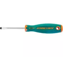 Отвертка шлицевая JONNESWAY D71S575 ANTI-SLIP GRIP, SL5.5х75 мм 049953