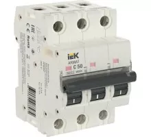 Автоматический выключатель IEK M06N ARMAT модульный 3п c 50А AR-M06N-3-C050