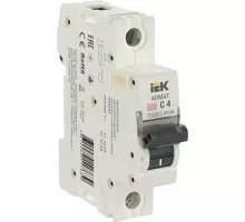 Автоматический выключатель IEK M10N ARMAT модульный 1п c 4А AR-M10N-1-C004