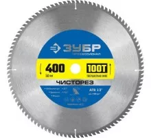 Пильный диск по дереву ЗУБР Чисторез 400x50мм 100т 36905-400-50-100_z01