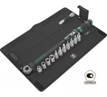 Ключ динамометрический WERA 05075680001 click-torque c 3 set 1 набор торцевых головок с 40 WE-075680