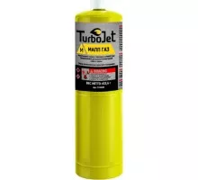 Газовый баллон TurboJet TJ453M для горелок, резьба CGA600, 453 г., 1000 мл