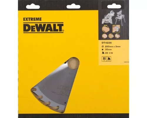 Пильный диск по дереву DeWALT 250х30тх30 мм. Extreme DT4226-QZ [DT4226-QZ]