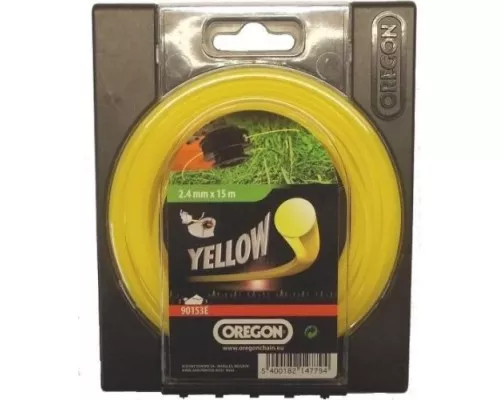 Леска триммерная OREGON 1.6 мм/15 м Yellow Roundline 90151 [90151]