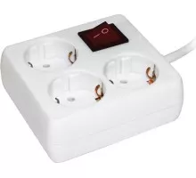 Удлинитель IEK 3х3м с заземл. 3х1 с выкл. WYP30-16-03-03-ZK-N