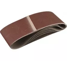 Лента шлифовальная ЗУБР СТАНДАРТ 100х610 мм, p180, для лшм, 5 шт. 35343-180
