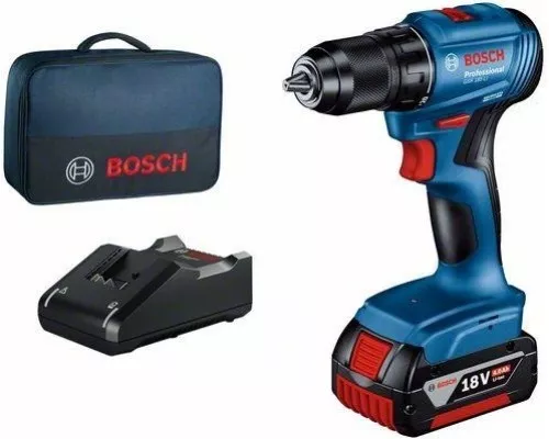 Дрель-шуруповерт аккумуляторная BOSCH GSR 185-LI [06019K3000] 2х2,0 Ач