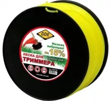 Леска триммерная DDE 2,4 мм/ 259 м, круг 644-788 644-788