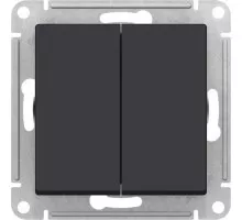 Выключатель проходной Systeme Electric AtlasDesign 2-кл. (сх. 6/2) 10ax карбон ATN001065