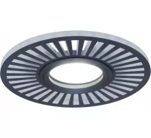 Светильник точечный GAUSS BL135P набор 3w + лампа mr16 6,5w 480lm 4100k gu5.3 led