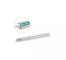 Линейка алюминиевая KRAFTOOL KRAFT-LINE 0.6 м, усиленная со стальной направляющей 34275-60