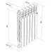 Радиатор ROYAL THERMO Revolution Bimetall 500 2.0 – 10 секц. RTRB250010, НС-1295106 [НС-1295106]