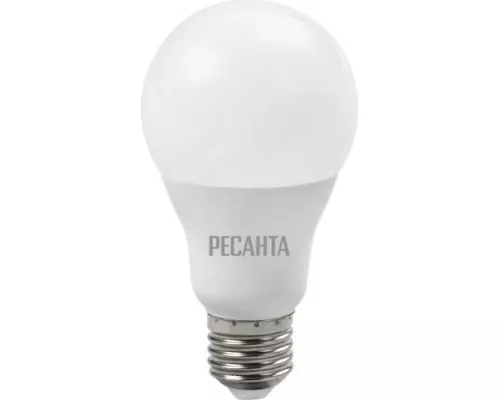 Лампа светодиодная РЕСАНТА A65 15W 3000К E27 [76/1/19]