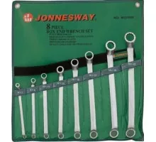 Набор ключей накидных изогнутых 75° в сумке JONNESWAY W23108S 6-22 мм, 8 предметов 047319