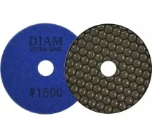 Алмазная тарелка на липучке DIAM АГШК 100*2,0 №1500 Extra Line (сухая) 000524