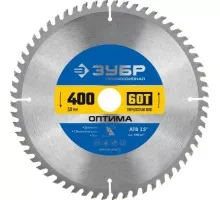 Пильный диск по дереву ЗУБР Оптима 400x50мм 60т 36903-400-50-60_z01