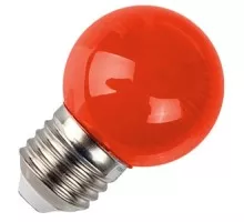 Лампа светодиодная Neon-Night 405-112 Шар Е27, 5 LED, d- 45, красная