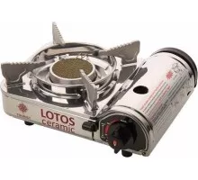 Газовая плита TOURIST LOTOS CERAMIC TR-350 керамическая конфорка, без переходника (Вьетнам) TR-350