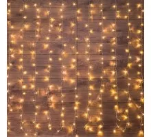 Гирлянда Neon-Night ДОЖДЬ (занавес) 1,5х1,5 м 144 LED, теплый белый 235-016