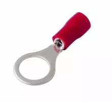 Наконечник REXANT 08-0016 ( уп 100 шт ) кольцевой изолированный ø 8.4 мм 0.5-1.5 мм² красн [08-0016]