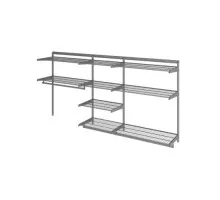 Гардеробная система ПРАКТИК HOME OptimaG240 графит S70299919515