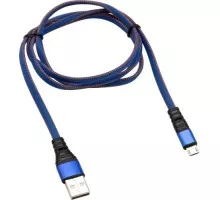 Кабель REXANT 18-1163 USB-A – micro USB, 2A, 1м, в джинсовой тканевой оп