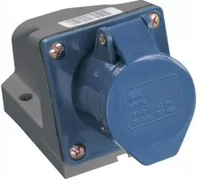 Розетка IEK ССИ-123 оп 32а 220в 2p+pе ip44 PSR11-032-3