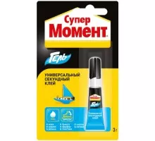 Клей секундный МОМЕНТ ГЕЛЬ (блистер 3 г.) 874569 Б0067439