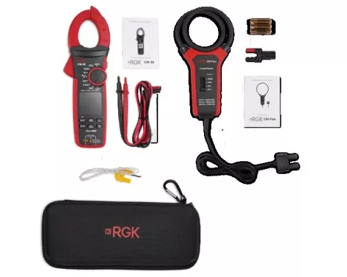 Клещи RGK 721418 токоизмерительные CM-30 + токовый датчик Клещи RGK 721418 токоизмерительные CM-30 + токовый датчик
