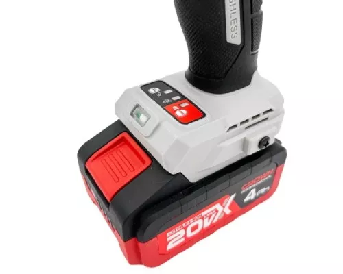 Дрель-шуруповерт аккумуляторная CROWN CT21127HMX-4 BMC 2*4Ач, кейс