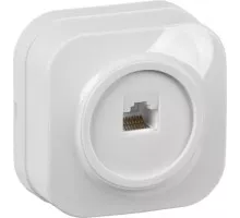 Розетка компьютерная IEK Glory РК10-ХБ 1-м белая EKH10-K01