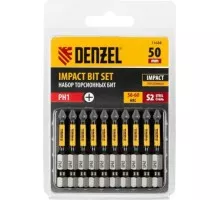 Набор бит Denzel PH1x50 мм торсионных 10 шт. 11688