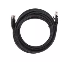Патч-корд REXANT 02-0292-5 U/UTP, CAT 6, RJ45-RJ45, 26AWG, LSZH, черный 5м
