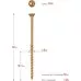 Саморез конструкционный ЗУБР 8,0 х140 (уп.50 шт.) КС-П [30041-80-140]