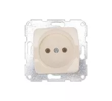 Розетка Kranz KR-78-0240 DEA 1-ая б/з с/у 10A мех. беж