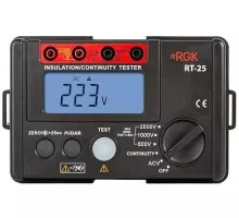 Измеритель сопротивления изоляции RGK RT-25 с поверкой 779708