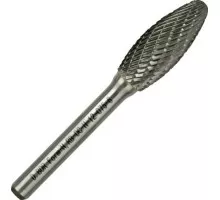 Бор-фреза по металлу  D.BOR форма Н язык пламени DC 6.0*18/63 хв. 6 мм D-RB-DC-H-06-063-6