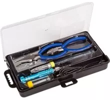 Набор для пайки REXANT П0168 №16 (usb-паяльник 8вт, кусачки, тонкогубцы, подста 12-0168
