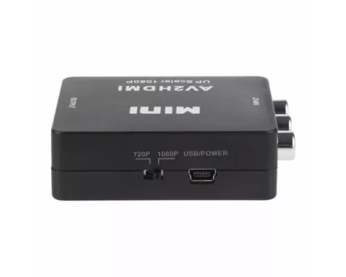 Конвертер REXANT 17-6939 3 RCA на HDMI, пластик, черный Конвертер REXANT 17-6939 3 RCA на HDMI, пластик, черный