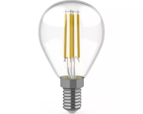 Лампа светодиодная GAUSS Basic Filament Шар 5,5W 530lm 4100К Е14 LED (3 лампы в упаковке) [1051126T]