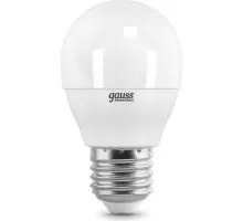 Лампа светодиодная GAUSS Шар elementary шар 6w 450lm 4100k е27 led 53226