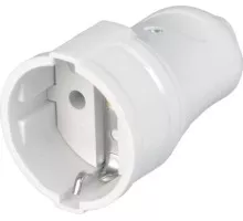 Розетка разборная IEK РПп10-01 16а прямая с заземл. ERP10-16-01-K01