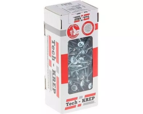 Саморез Tech-KREP 4,2 х 16 (коробка 200 шт.) с прессшайбой со сверлом [102149]