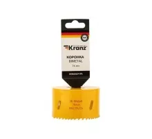Коронка биметаллическая Kranz 76 мм Bimetal KR-92-0238