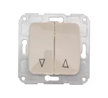 Выключатель Kranz DEA-B DEA для жалюзи 2кл с/у 10а мех. беж KR-78-0239