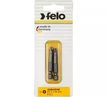 Бита для заворачивания FELO 03102536 крестовая pz 2x50, серия industrial, 2 шт в блисте