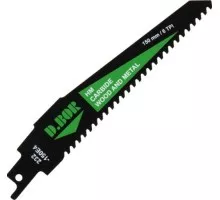 Полотна для сабельных пил D.BOR 115/150*4 мм HM / CARBIDE / WOOD AND METAL универсал.1 шт. D-232-150E4-01