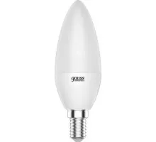 Лампа светодиодная GAUSS Свеча elementary 6w 450lm 4100k е14 led 33126