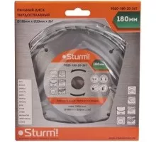 Пильный диск по дереву Sturm 9020-180-20-36T 180x20x36 зубьев, переходное кольцо 16 мм