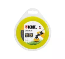 Леска триммерная Denzel FLEX CORD круглая 2,4 мм х15 м. 96108